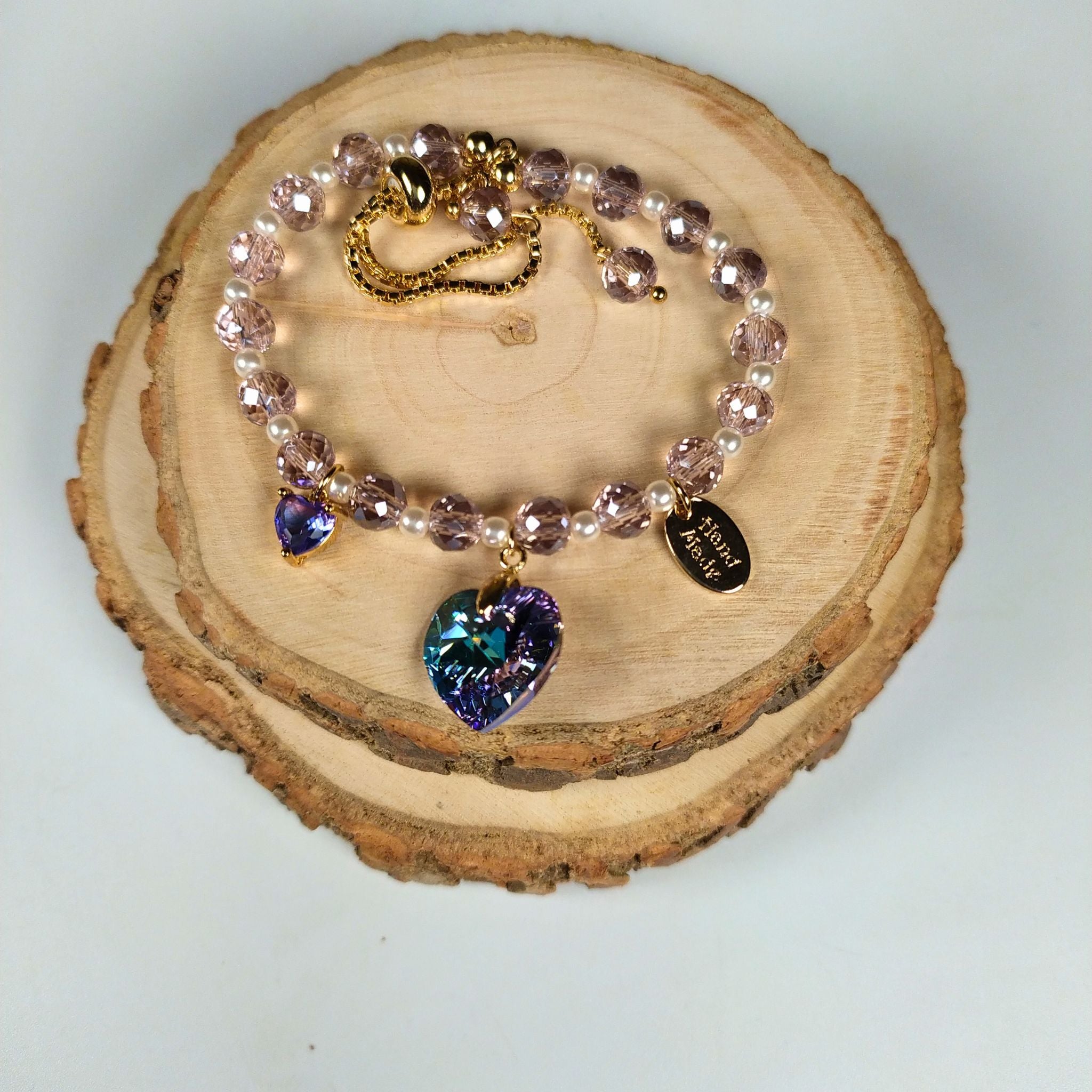 Pearls of Korea Glorious Heart Stone Bracelet